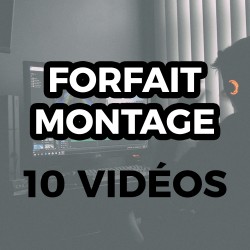 Forfait Montage - 10 Vidéos...